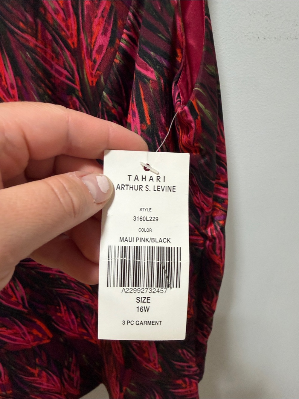 NWT Vintage Tahari Womens Floral Summer Blouse Plus Size 16W Colorful Bohemian - Picture 2 of 9
